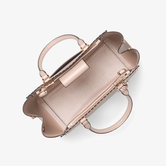 Michael Kors BENNING Large Scalloped Satchel - Picture 2 of 8